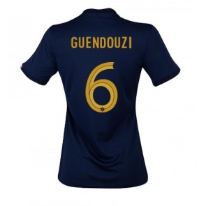 Frankrig Matteo Guendouzi #6 Replika Hjemmebanetrøje Dame VM 2022 Kortærmet